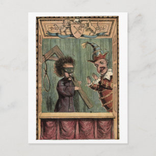 briefkaart "Punch and the Hangman"