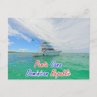 Briefkaart PUNTA CANA BOAT