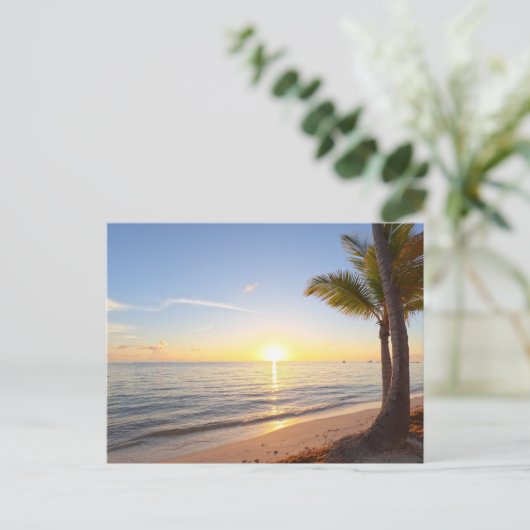 Briefkaart PUNTA CANA SUNRISE (Staand voorkant)