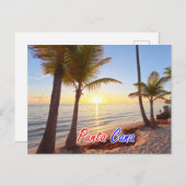 Briefkaart PUNTA CANA SUNRISE AMANECER (Voorkant / Achterkant)