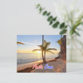 Briefkaart PUNTA CANA SUNRISE AMANECER (Staand voorkant)