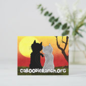 briefkaart "Purrfect" (Staand voorkant)