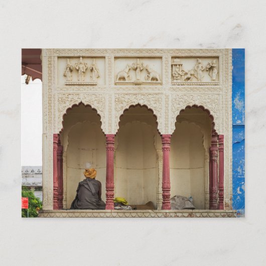 Briefkaart Pushkar Camel Fair, Rajasthan, India (Voorkant)