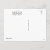 Briefkaart (Quote): Liefde kwam neer met Kerstmis (Achterkant)