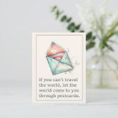 Briefkaart Quote | Postkruising (Staand voorkant)