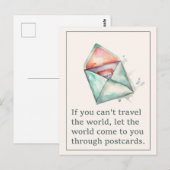 Briefkaart Quote | Postkruising (Voorkant / Achterkant)