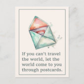 Briefkaart Quote | Postkruising (Voorkant)