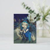 briefkaart "Quoth the Raven Nevermore" (Staand voorkant)