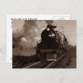 Briefkaart ~ RAILWEGTRAINENTRAVERSTERENDE LANTRYSI (Voorkant / Achterkant)