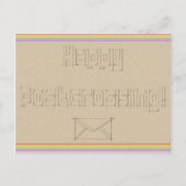 Briefkaart "Rainbow Scribble" (Voorkant)