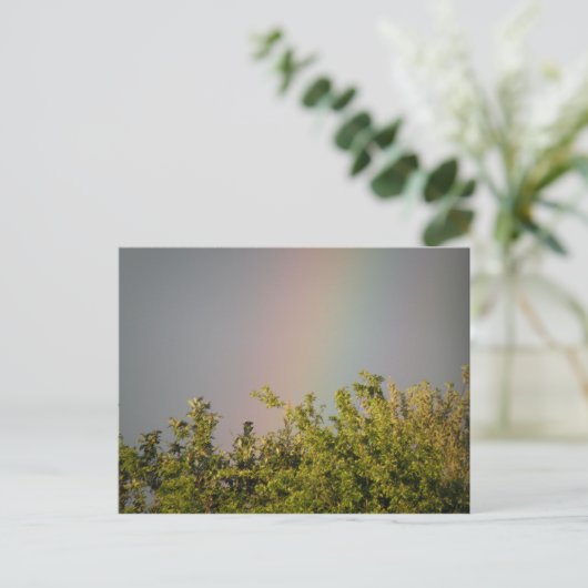 Briefkaart Rainbow Sky (Staand voorkant)