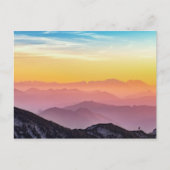 Briefkaart Rainbow Sky Mountains (Voorkant)