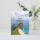 Briefkaart Raja Ampat Islands, Indonesië (Staand voorkant)