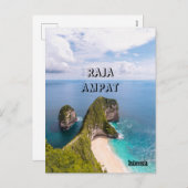 Briefkaart Raja Ampat Islands, Indonesië (Voorkant / Achterkant)