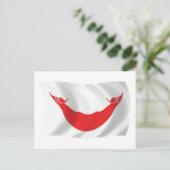 Briefkaart Rapa Nui-vlag (Staand voorkant)