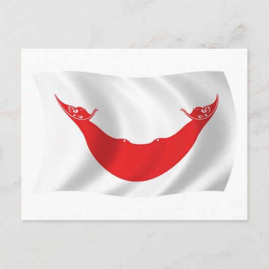 Briefkaart Rapa Nui-vlag (Voorkant)
