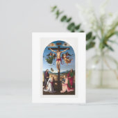 BRIEFKAART : RAPHAEL : MOND CRUCIFIXION 1502 - 03 (Staand voorkant)