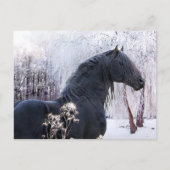 briefkaart "Raphael & Snowy Trees" (Voorkant)