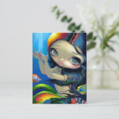 briefkaart "Reaching for Sunset" (Staand voorkant)