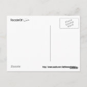 Briefkaart Reader Girl (Achterkant)