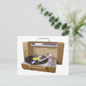 Briefkaart Record Player (Staand voorkant)