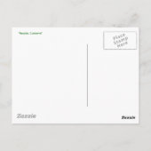 Briefkaart: "Recyclen, conserveer" Briefkaart (Achterkant)