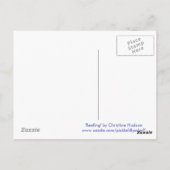 briefkaart "Reefing" (Achterkant)