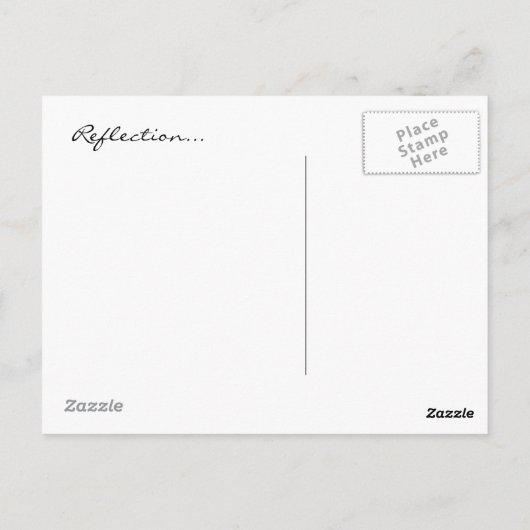 Briefkaart Reflection Vietnam Veterans Memorial Wa (Achterkant)