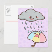 Briefkaart Regen Hurts (Voorkant / Achterkant)