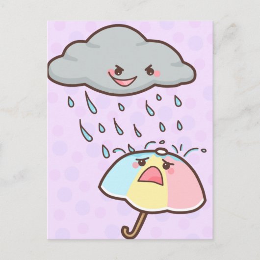 Briefkaart Regen Hurts (Voorkant)
