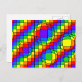 Briefkaart regenboogbuien (Voorkant / Achterkant)