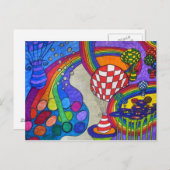Briefkaart regenboogfabriek (Voorkant / Achterkant)