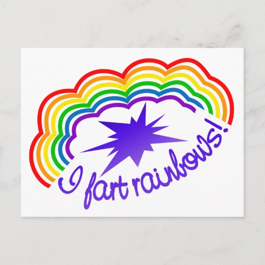 Briefkaart regenboogkunst, aanpassen (Voorkant)