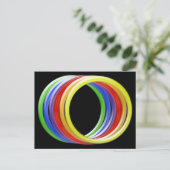 Briefkaart - Regenboogringen (Staand voorkant)