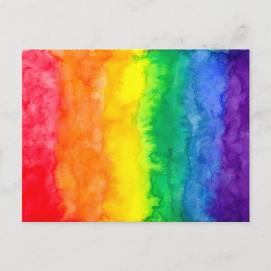 Briefkaart regenboogwas (Voorkant)