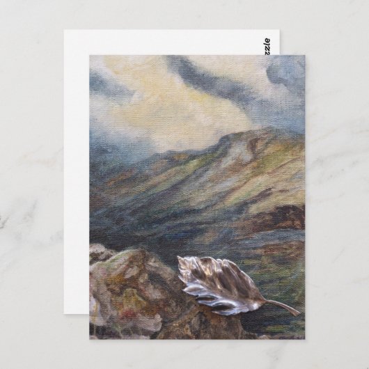 briefkaart "Reis aan" Leaf (Voorkant / Achterkant)