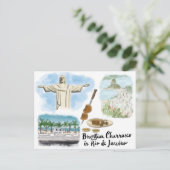 Briefkaart reisketting: Churrasco - Rio de Janeiro (Staand voorkant)