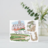 Briefkaart reisketting: Iguazu-Herfsten, Brasil (Staand voorkant)