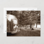 Briefkaart  reistraintravelkampeerreis (Voorkant / Achterkant)