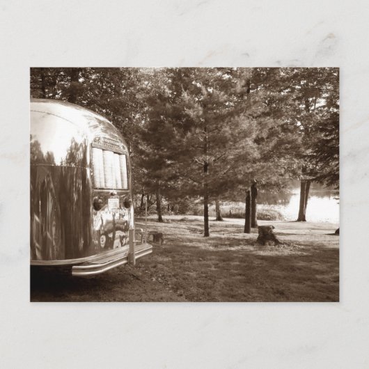 Briefkaart  reistraintravelkampeerreis (Voorkant)