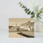 Briefkaart  reistraintravelkampeerreis (Staand voorkant)