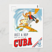 Briefkaart reizen naar Cuba (Voorkant / Achterkant)