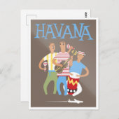 Briefkaart reizen naar Cuba (Voorkant / Achterkant)