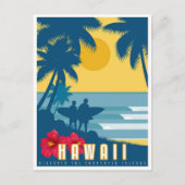Briefkaart - reizen naar Hawaï (Voorkant)