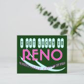 Briefkaart RENO De grootste kleine stad ter wereld (Staand voorkant)