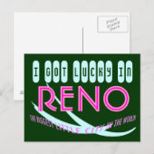 Briefkaart RENO De grootste kleine stad ter wereld (Voorkant / Achterkant)