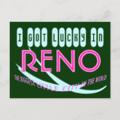 Briefkaart RENO De grootste kleine stad ter wereld (Voorkant)