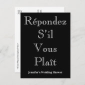 Briefkaart "Répondez S'il Vous Plaît" (Voorkant / Achterkant)