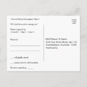 Briefkaart "Répondez S'il Vous Plaît" (Achterkant)