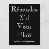 Briefkaart "Répondez S'il Vous Plaît" (Voorkant)